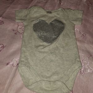 Glitter Heart Onsie
